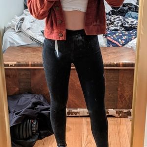 Free People black skinny jeans